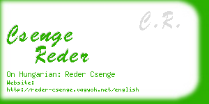 csenge reder business card